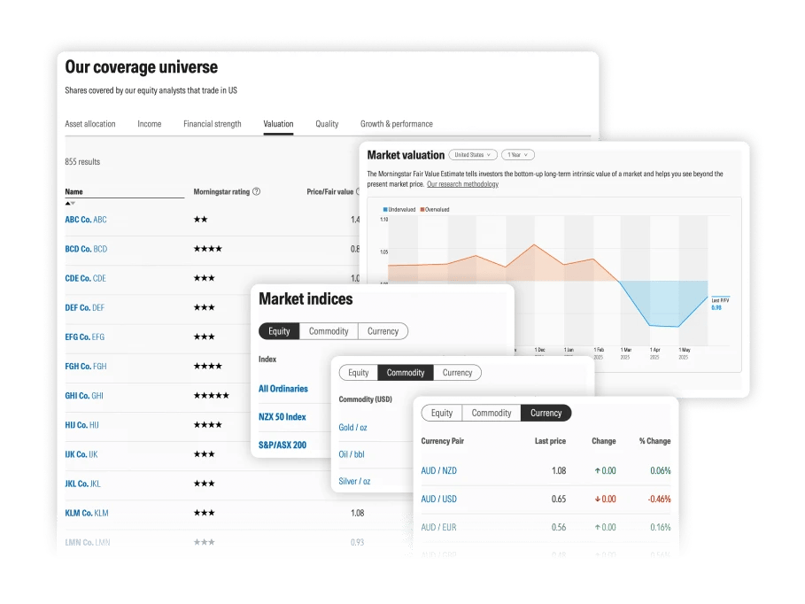 Monitor markets - Morningstar Investor