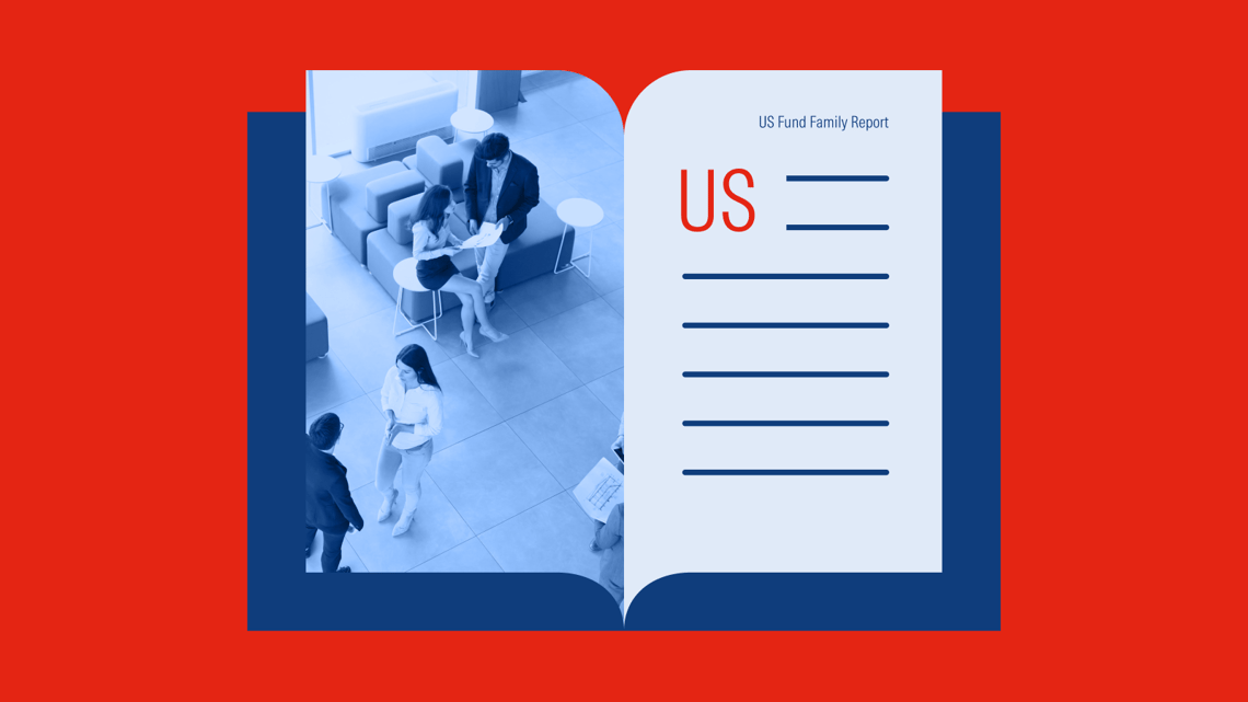 Compare the 150 largest US fund families in Morningstar's 2026 Fund Family Digest, with Parent ratings, market share and ETF trends.