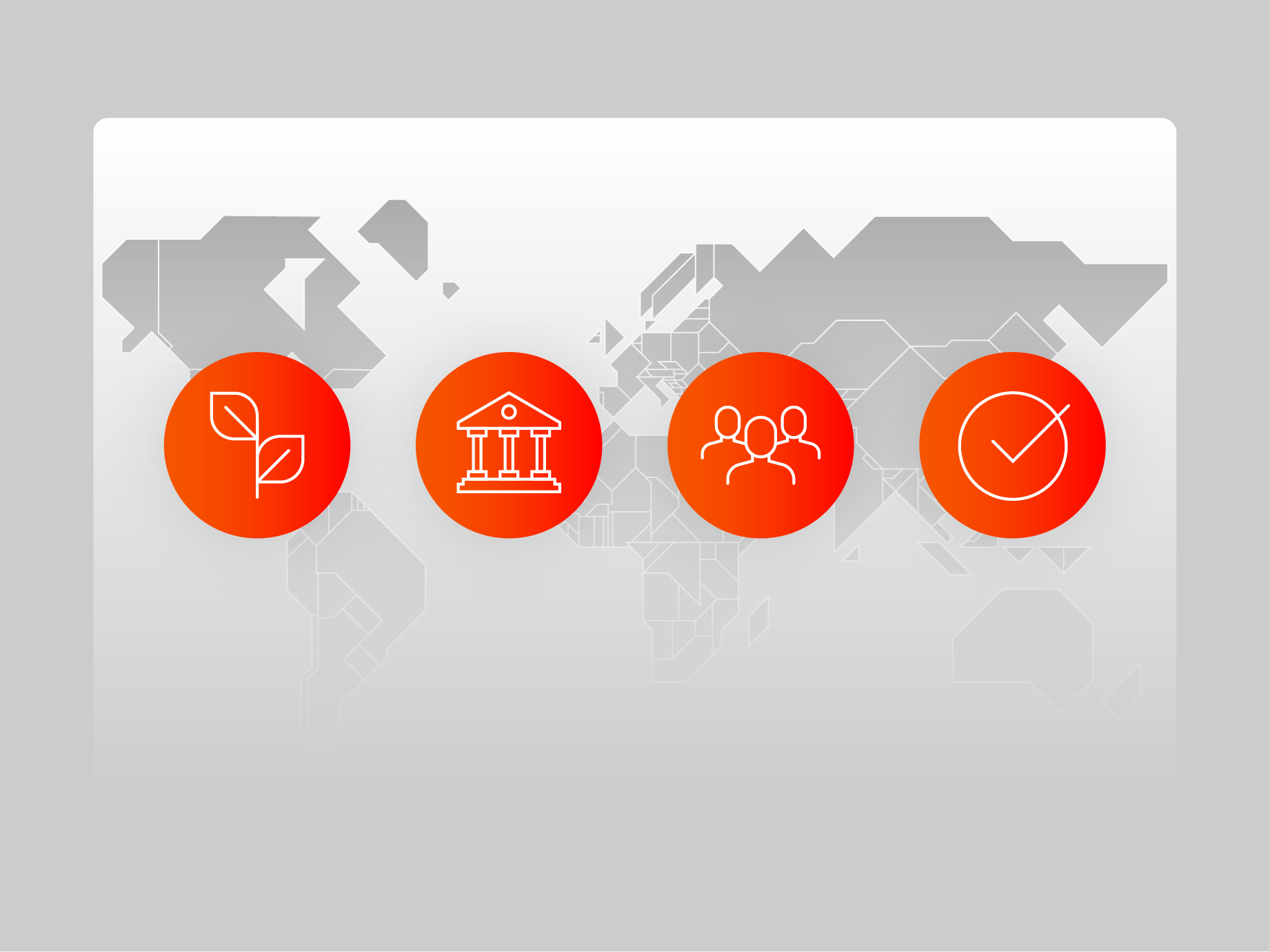 An illustration demonstrating the global reach and regional expertise of Morningstar data analysts.