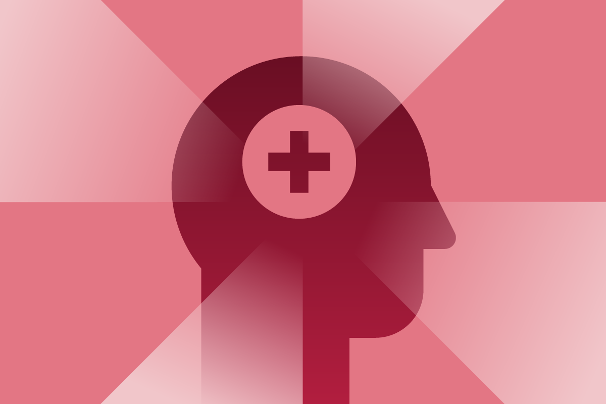 A decorative image of a human head for aesthetic purposes only.