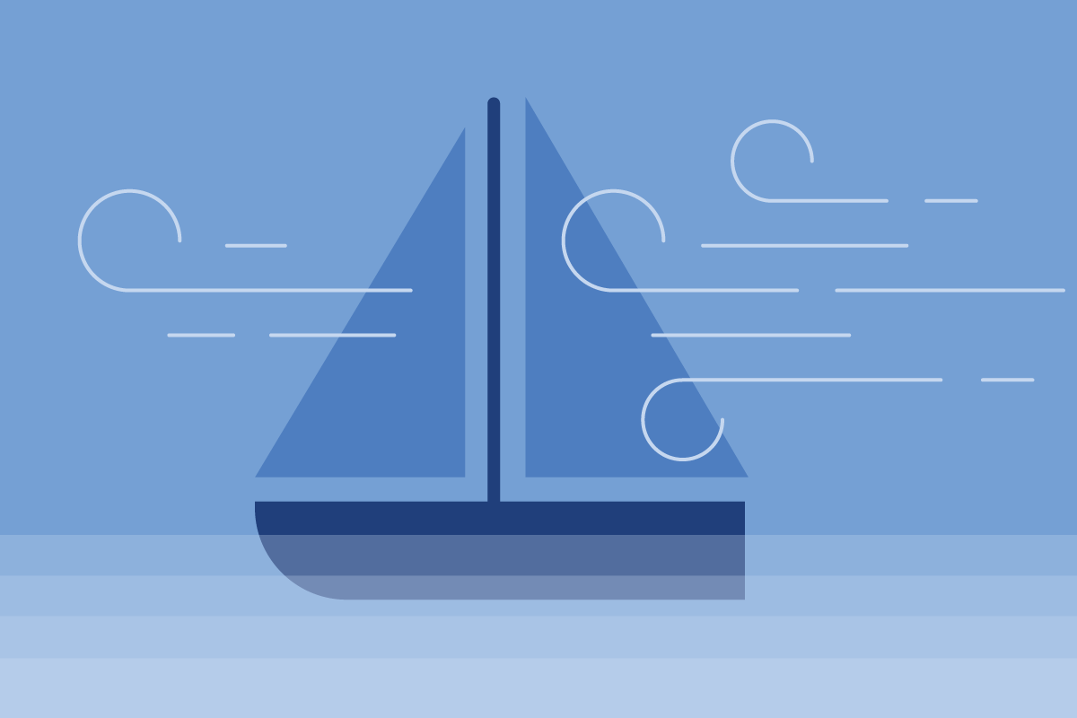 A decorative image of a boat for aesthetic purposes only.