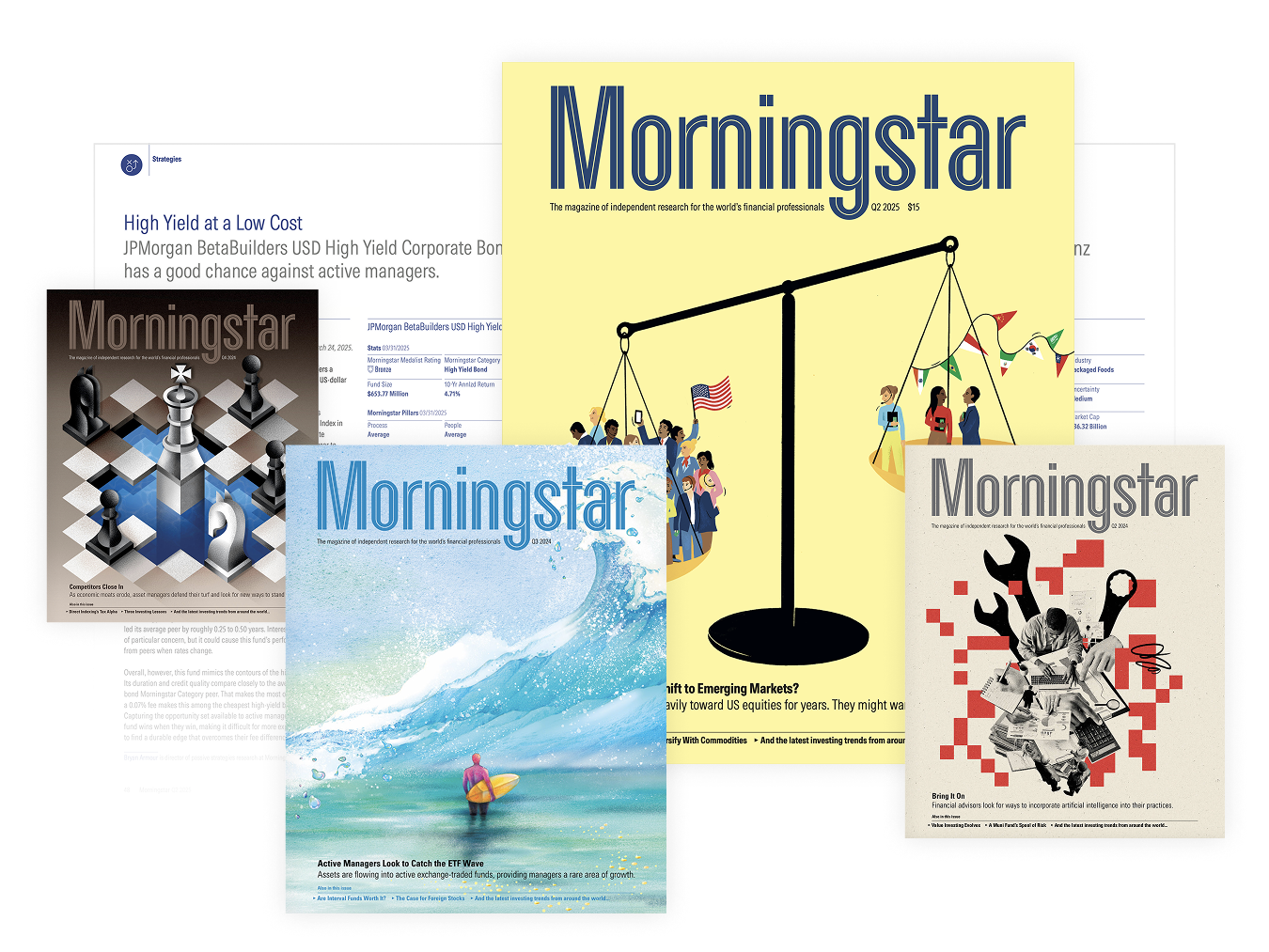 Recent Morningstar magazine covers