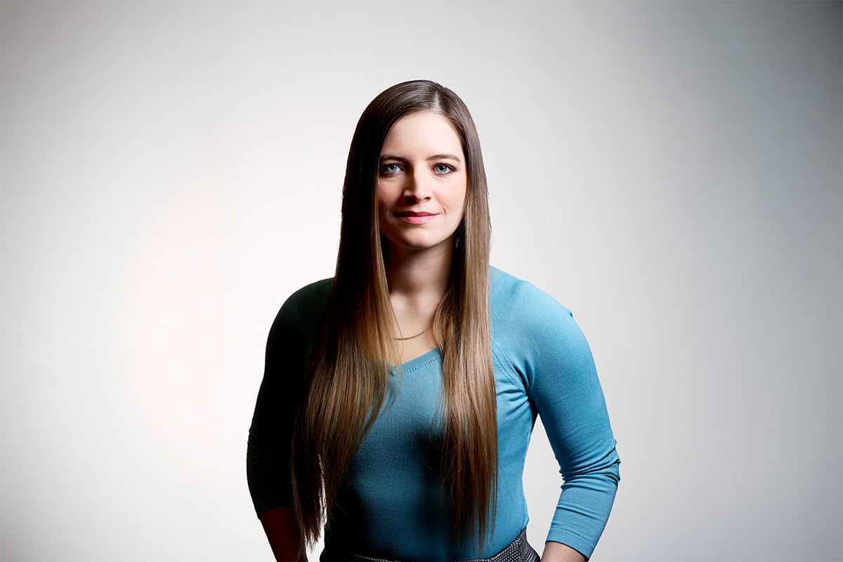 A professional portrait of Danielle Labotka