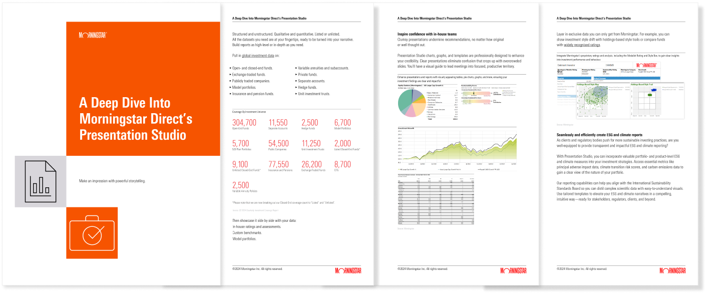 A Deep Dive Into Direct’s Presentation Studio | Morningstar