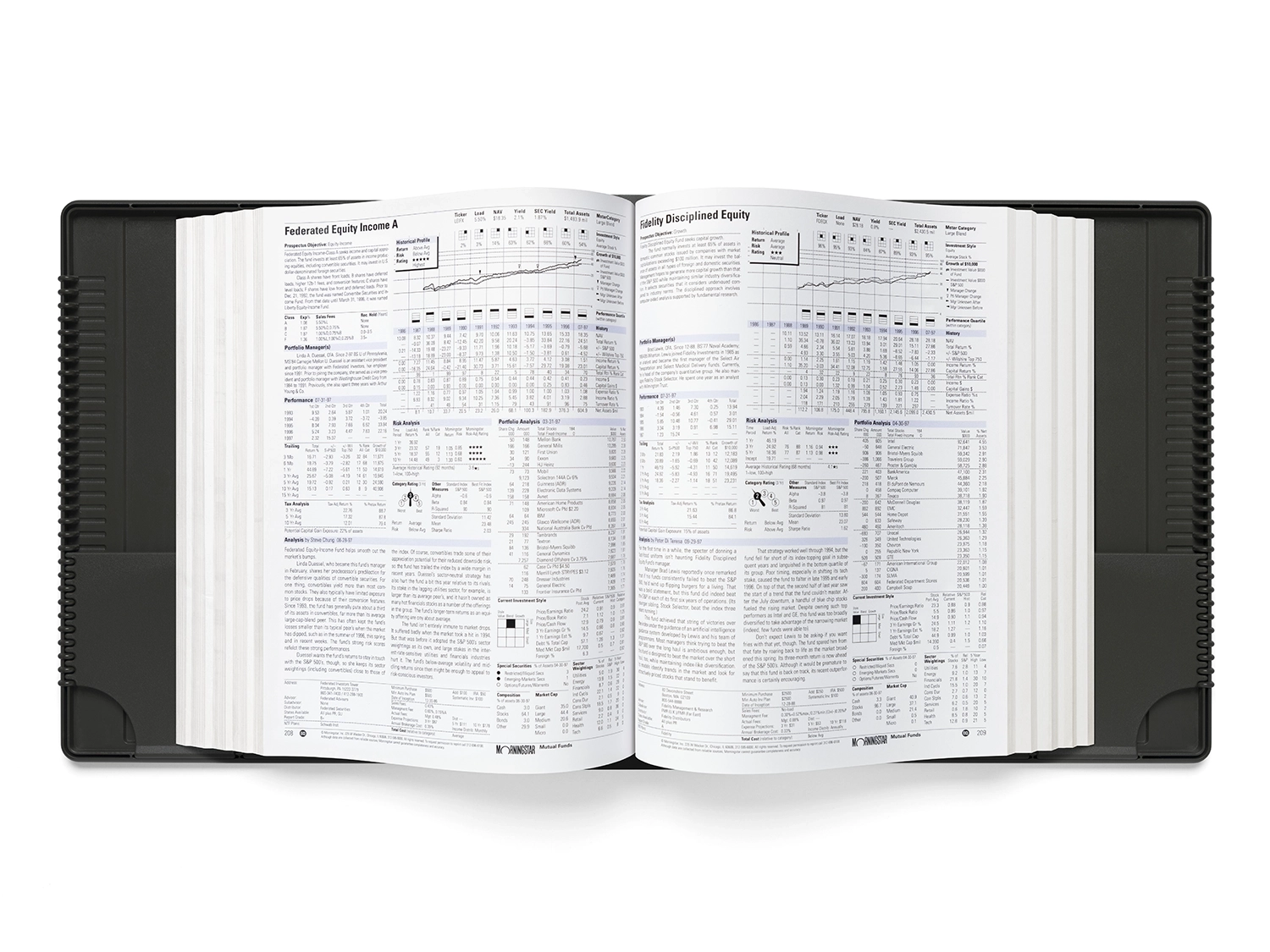 An illustration of “The Page” in a Morningstar Mutual Funds biweekly publication.
