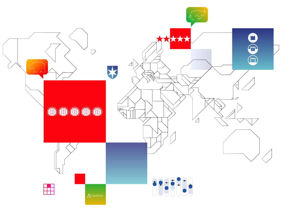 A collage image showcase Morningstar ratings