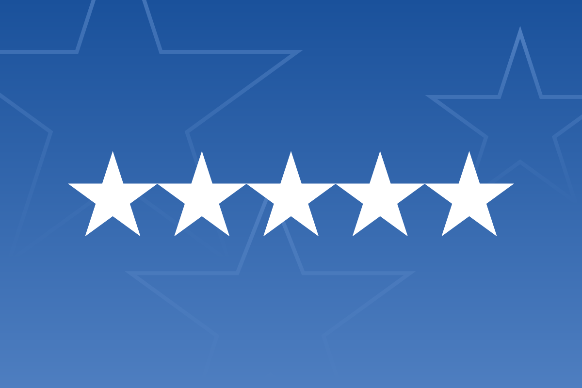 An illustration of five stars representing the Morningstar Rating for Funds.